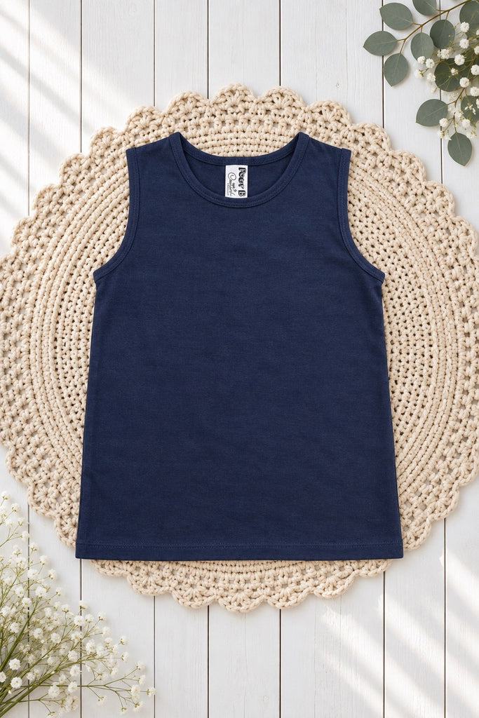 Custom Order For Anne-Marie | Bamboo Tank Top ~ Sz 8 | Navy