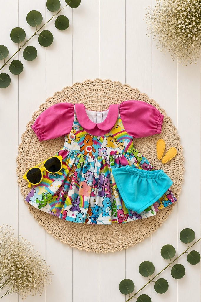 For Donna | Dolly Dress & Undies + Free Accessories 
For Miniland Dolls