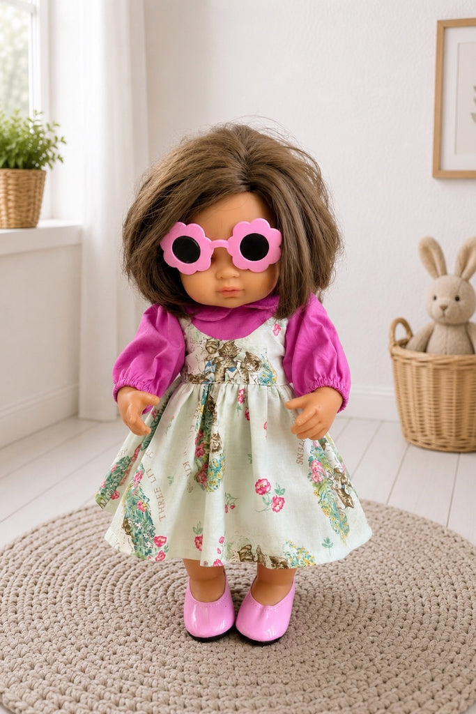 For Kate | Dolly Bayview Dress + Free Sunnies & Shoes | For Miniland Dolls