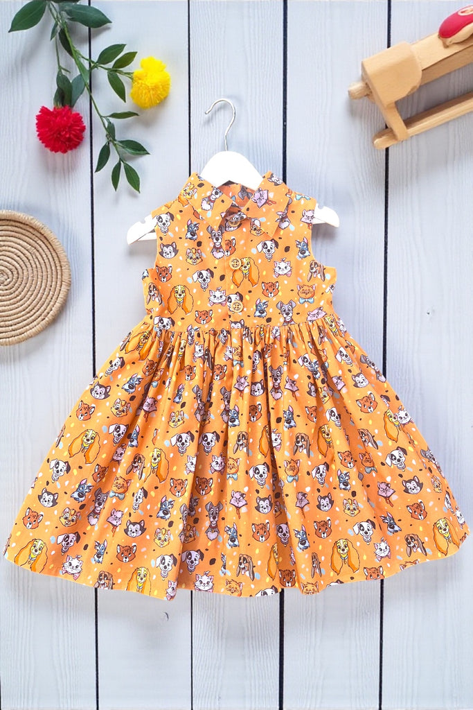 Retro Shirt Dress | Disney’s Cats & Dogs | Sz 4,5,6