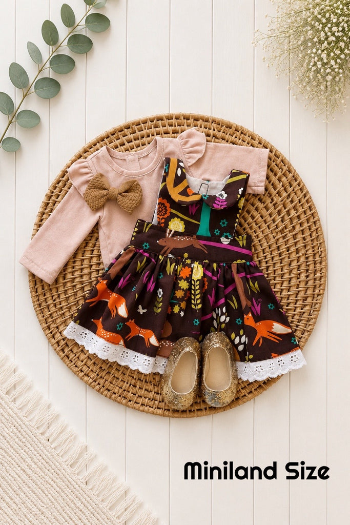 For Bess | Dolly Dress & Bamboo Tee + Free Shoes & Bow Clip
For Miniland Dolls