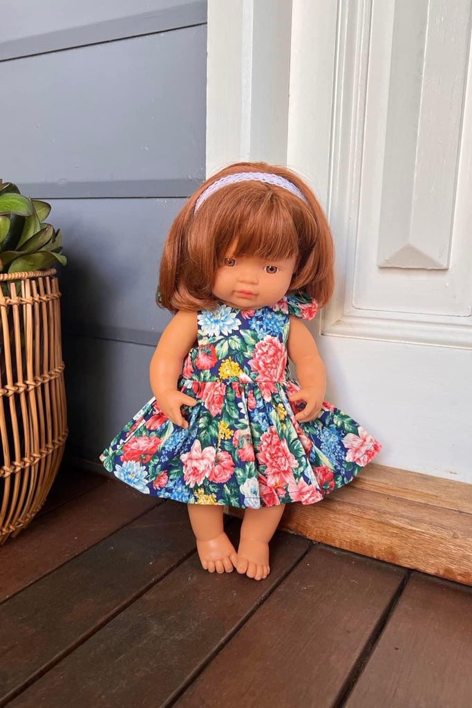 Doll Dress | Made with Liberty Fabric ~ Wild Bloom