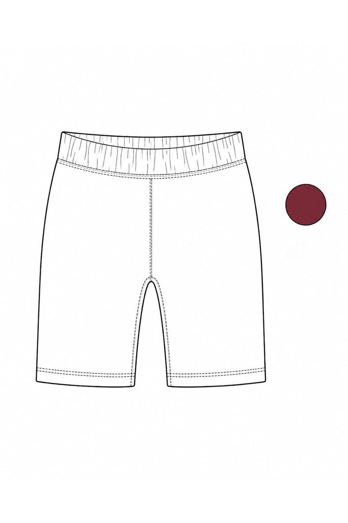 Custom Order For Dee Atkins | Bamboo Bike Shorts ~ Wine ~ Sz 4