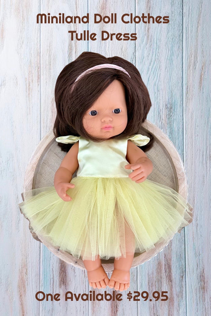 For Bess ~ Miniland Doll Tulle Dress