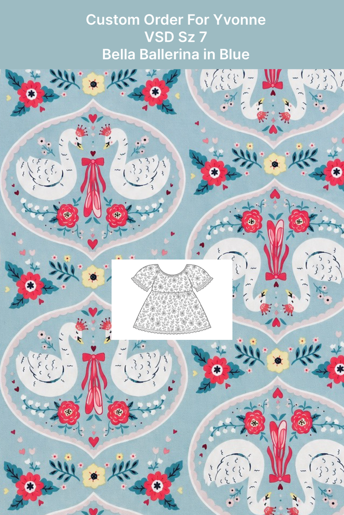 Custom Order For Yvonne | Vintage Seaside Dress ~ Sz 7 | Bella Ballerina