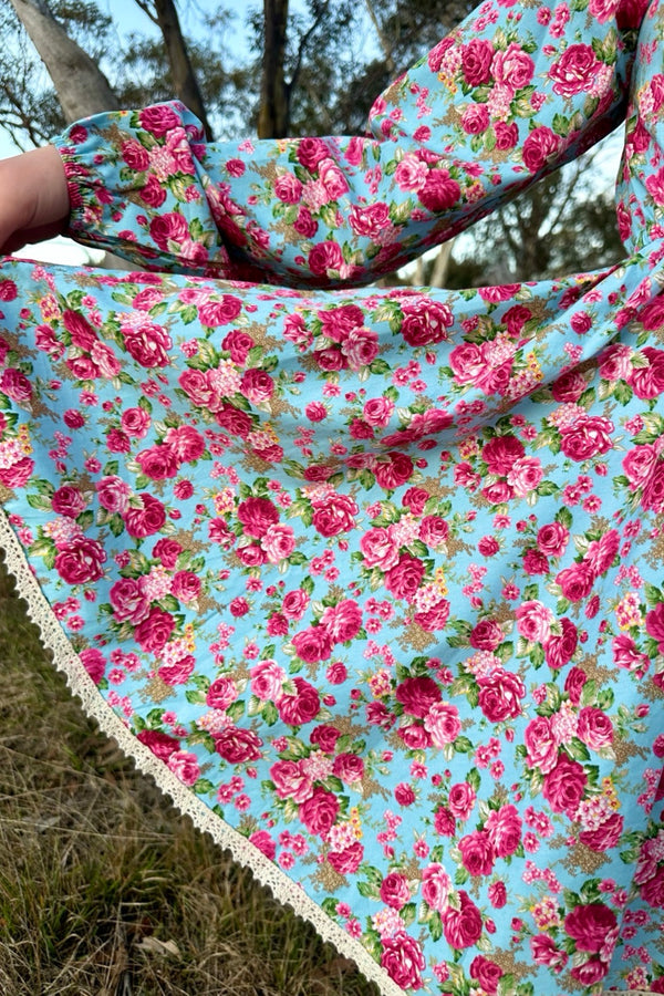 Long Sleeve High Waisted Twirling Dress | Rosy Meadows