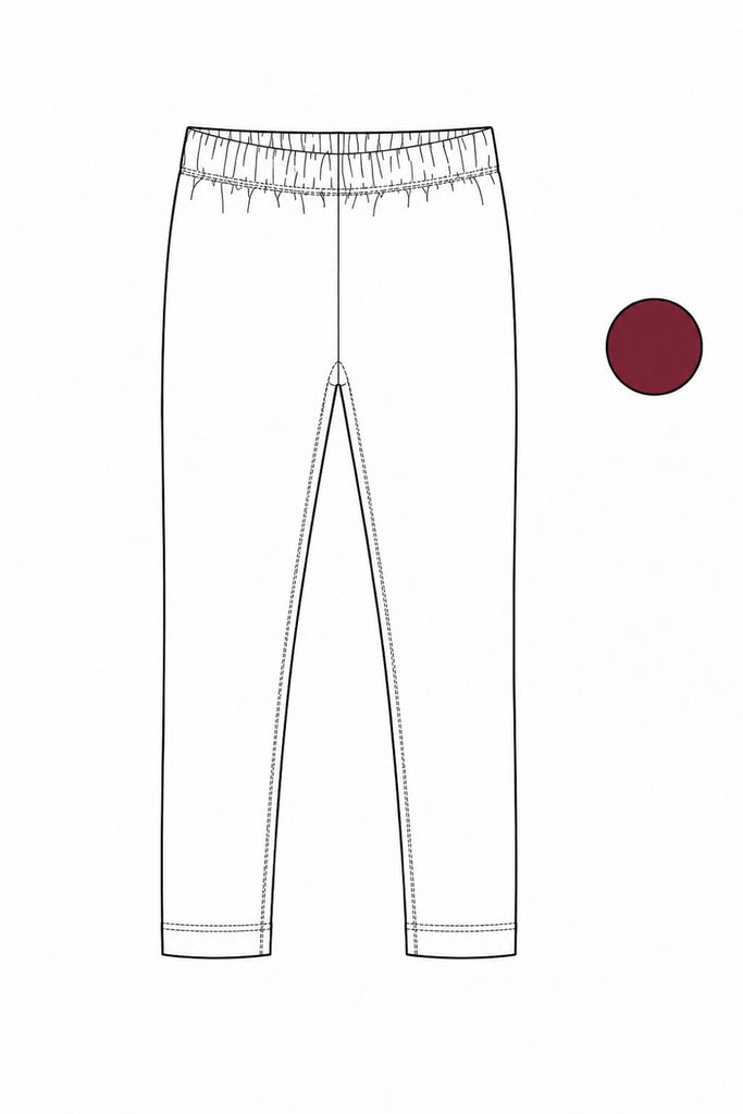 Custom Order For Dee Atkins | Bamboo Leggings ~ Wine ~ Sz 5
