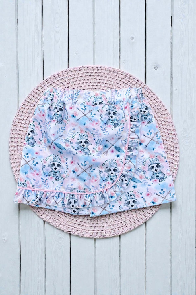 Skort | ‘Raccoon Meadow’ | Sz 6 & 8