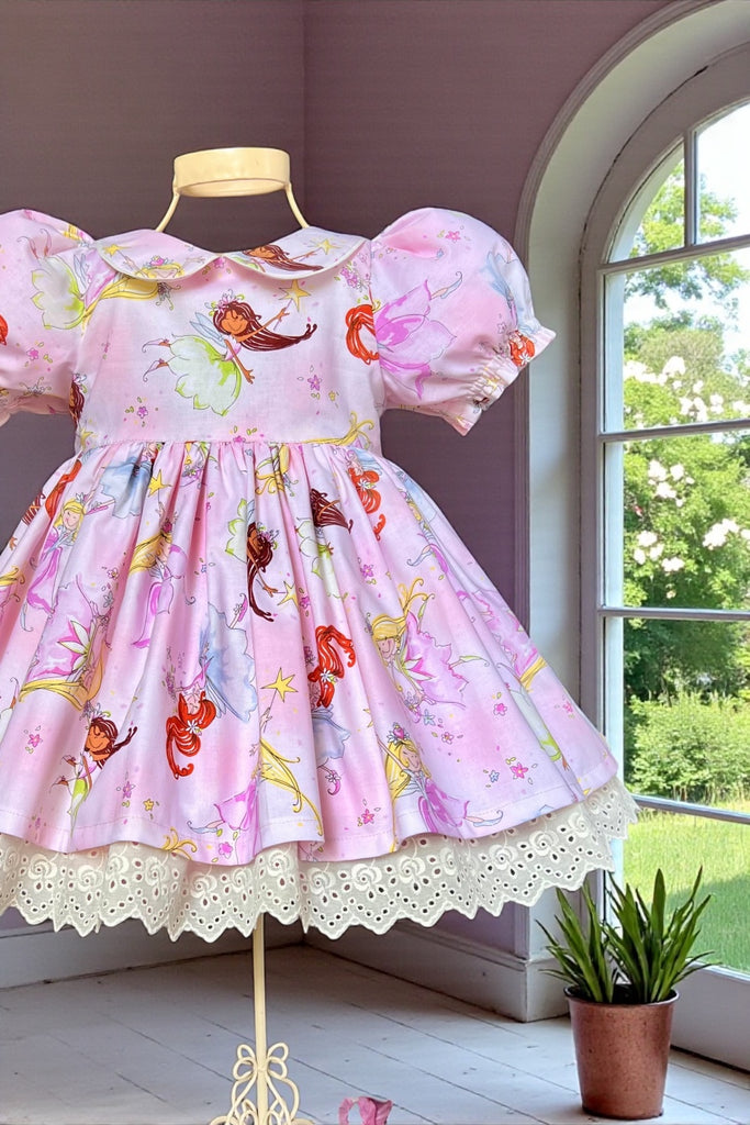 Rose Bay Anglaise Dress 
‘Fairies’
By Timeless Treasures | Sz 3 & 4