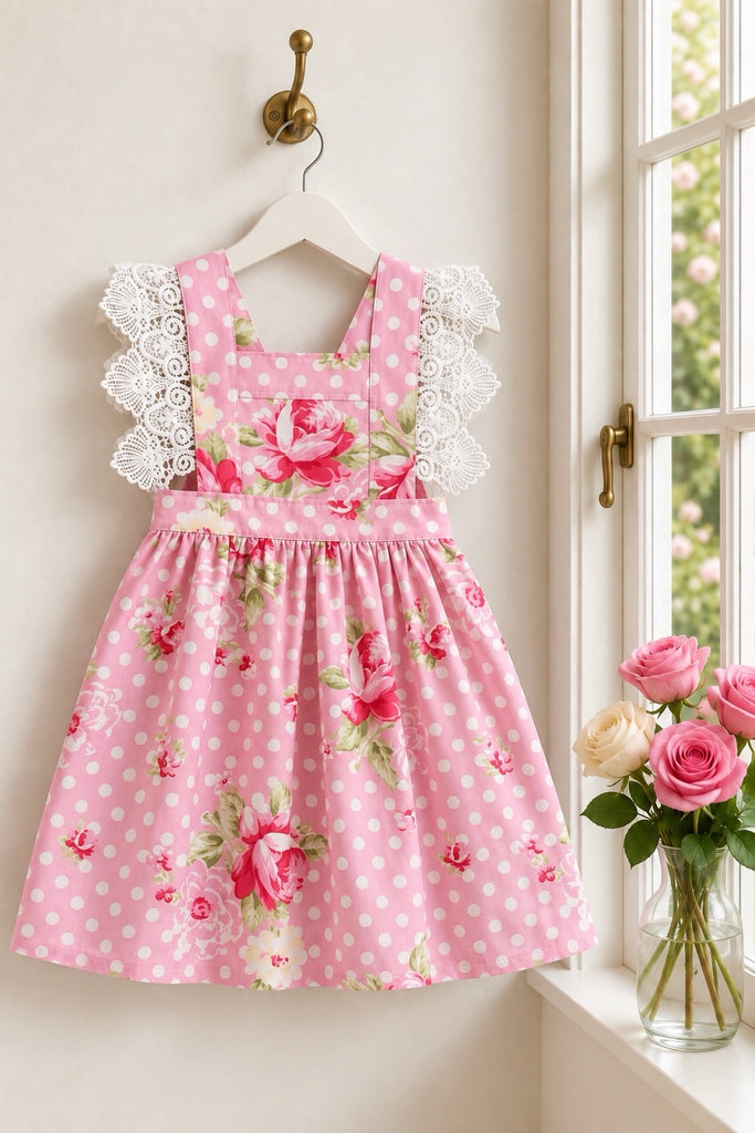 Capri Dress | Posie Polka Bouquet by Tanya Whelan | 2x Sz 3, 1x Sz 5