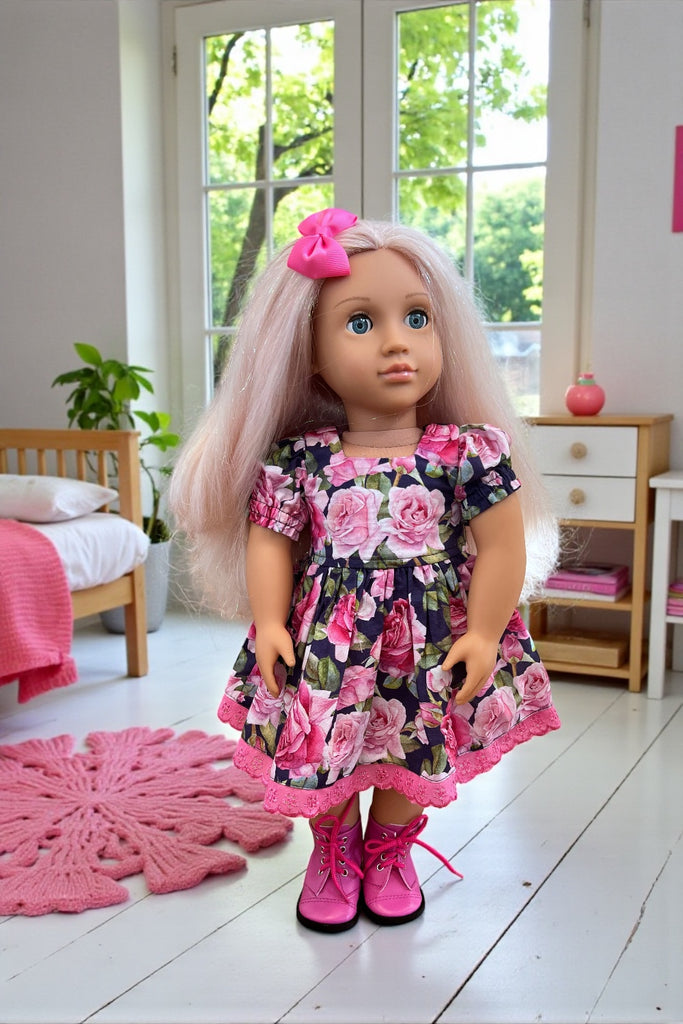 Dolly Dress with Lace Trim | For Our Generation Dolls