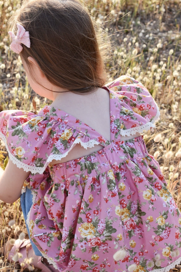 Peplum Top | Garden of Eve in Dusty Rose