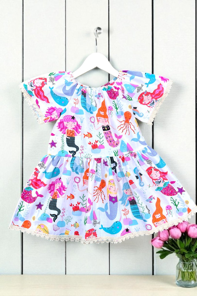 Vintage Seaside Dress
‘Mermaids’
From the Under the Sea Collection
By Hobby Lobby Stores ~ Sz 4 & 10 Only