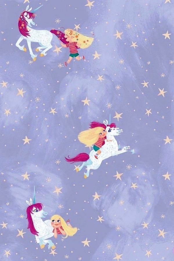 Charlotte Emma Dress
‘Uni the Unicorn’ (Lavender)
By Riley Blake Designs ~ Sz 10