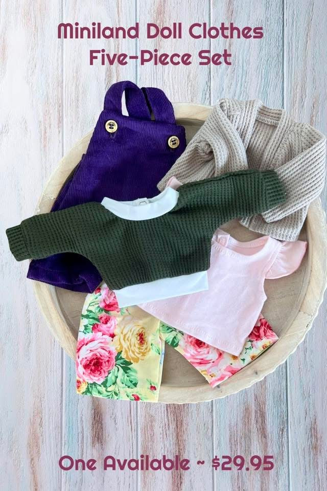 For Anne-Marie | Miniland Doll Clothes ~ Five-Piece Set