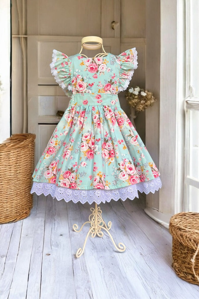 For Yvonne | Charlotte Emma Dress | Blue Sky Mine | OOAK ~ Sz 4