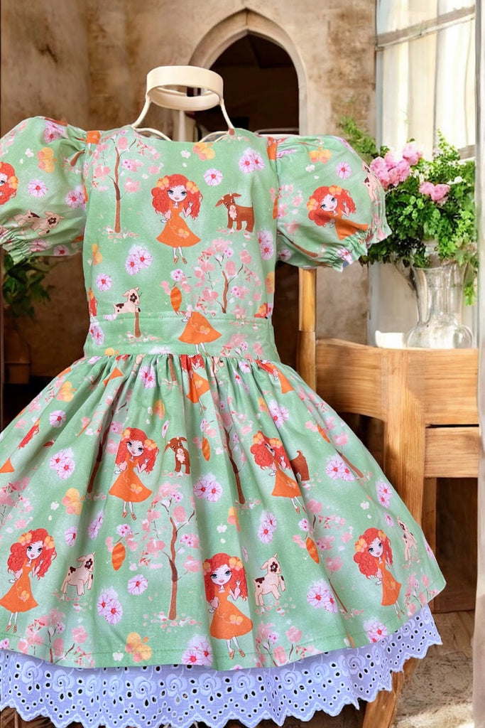 Puff Sleeve Anglaise Dress | ‘Emma Memma’ ~ Sz 5