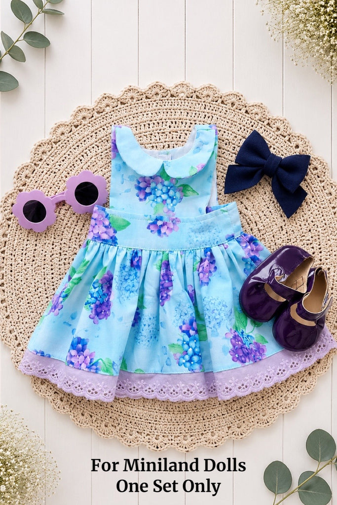 For Kate | Dolly Monaco Dress + Free Bow Clip, Sunnies & Shoes  For Miniland Dolls