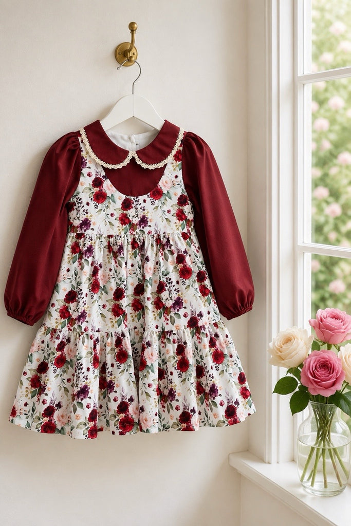 For Yvonne | Bayview Dress
‘Crimson Reverie’ 
OOAK ~ Sz 3