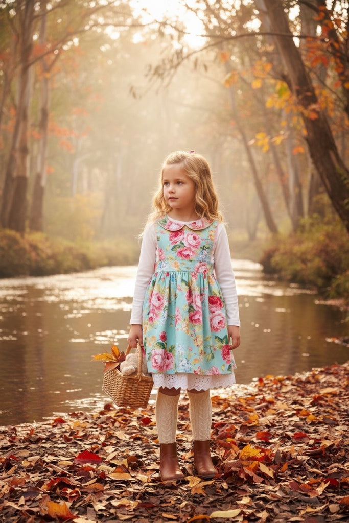 Monaco Dress | ‘Emilie’s Rose Garden’ | Sz 5, 6, 8