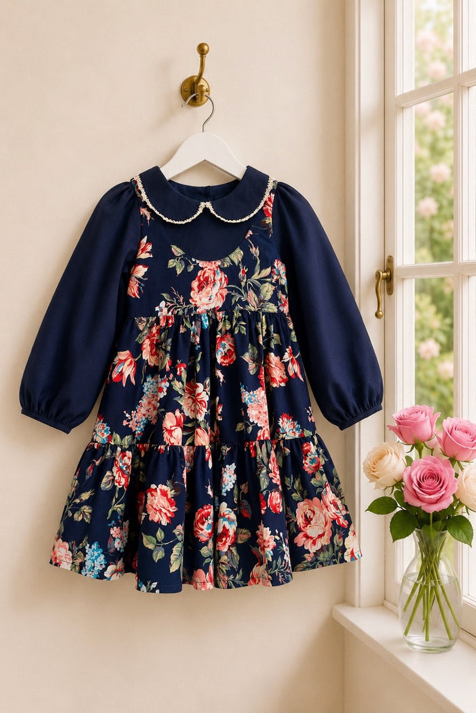 For Yvonne ~ Sz 7 | Bayview Dress ‘Dara’ in Navy
