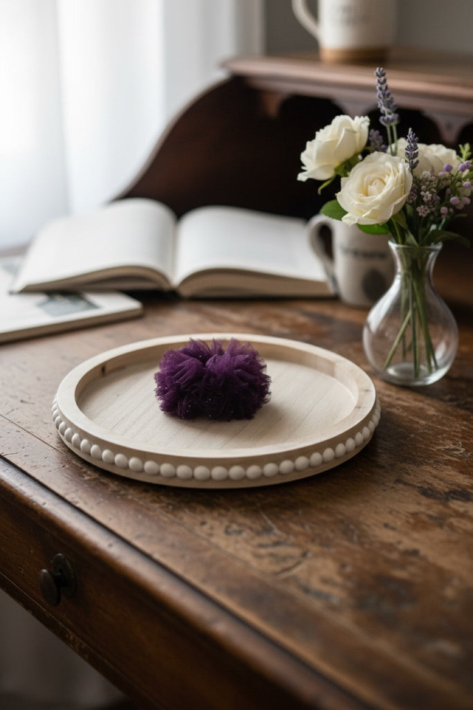 Tulle Scrunchie | Purple