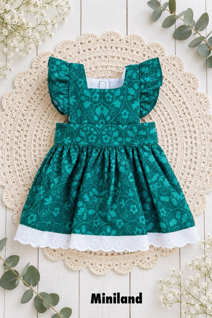 For Gabi | Dolly Liberty of London Anglaise Dress To Fit Miniland, Minikane & Paola Reina Dolls