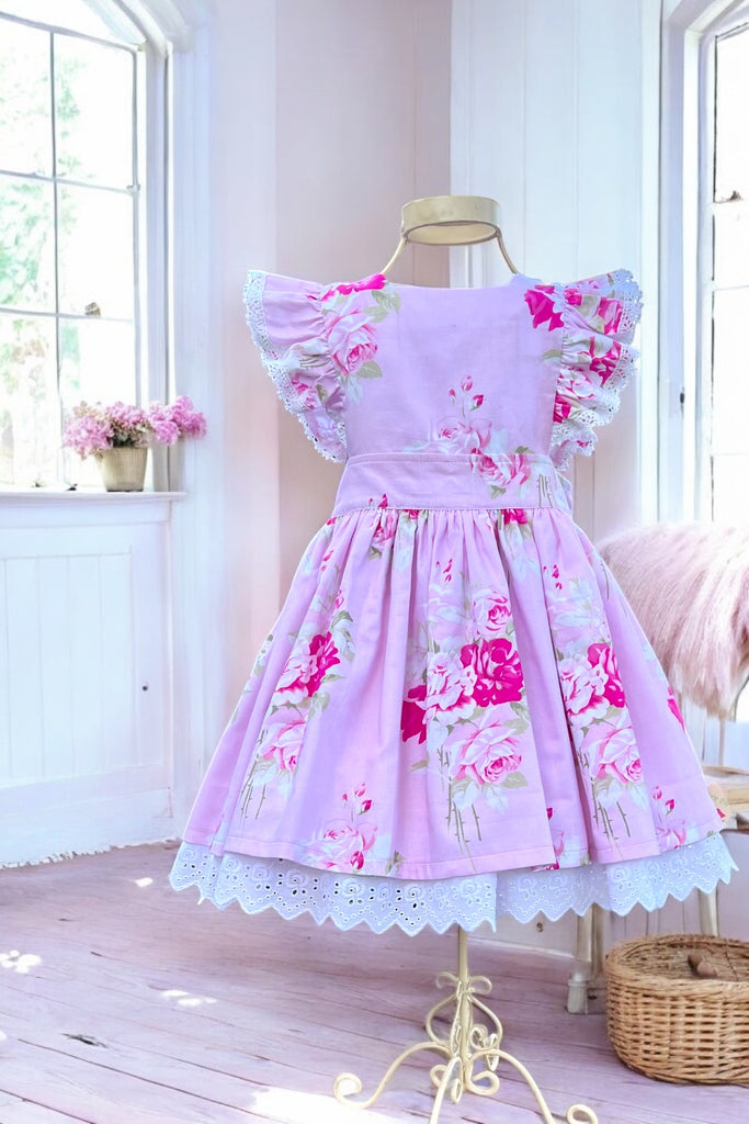 Charlotte Emma Dress | Slipper Roses in Pink | From the Slipper Roses Collection by Tanya Whelan