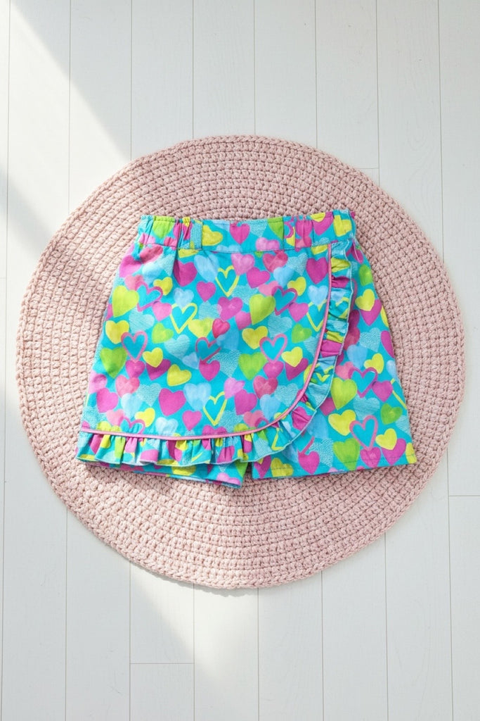 Skort | ‘Candy Hearts’ ~ Sz 6