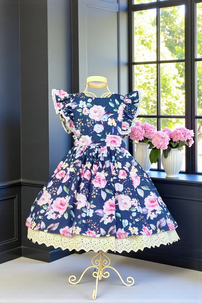 Charlotte Emma Dress
‘Moonlit Rose Garden’
OOAK ~ Sz 6