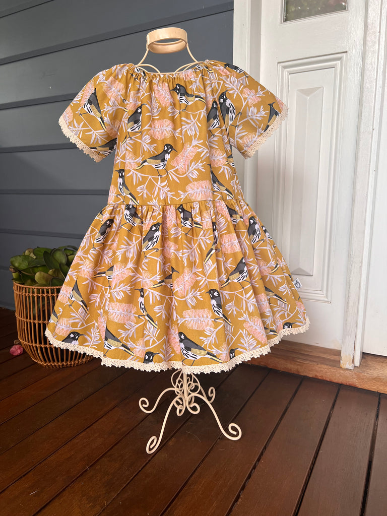 Vintage Seaside Dress | New Holland Honey Eater by Jocelyn Proust