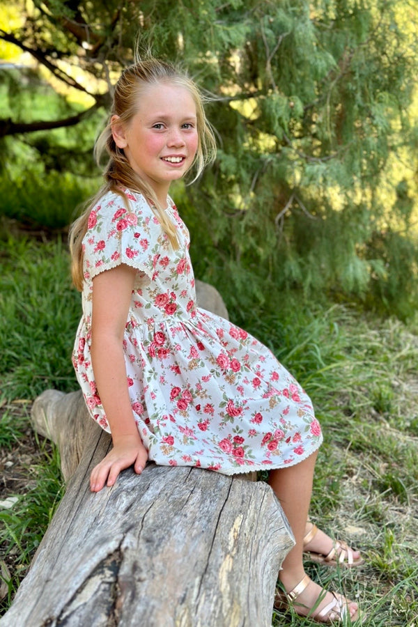 Vintage Seaside Dress | Heavenly Bloom