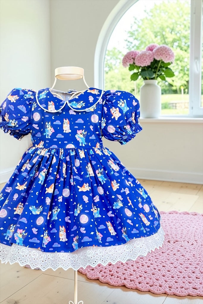 Rose Bay Dress
‘Nighttime Bluey’