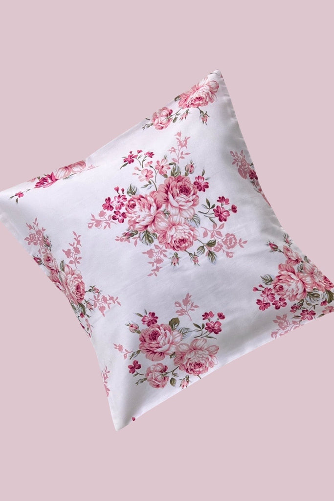 Cushion Cover ~ Shabby Chic Rose Bouquet