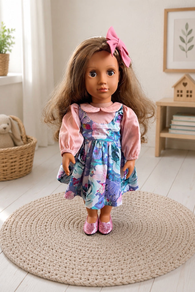 For Emily | Dolly Bayview Dress + Free Shoes & Hair Clip
For Our Gen Dolls