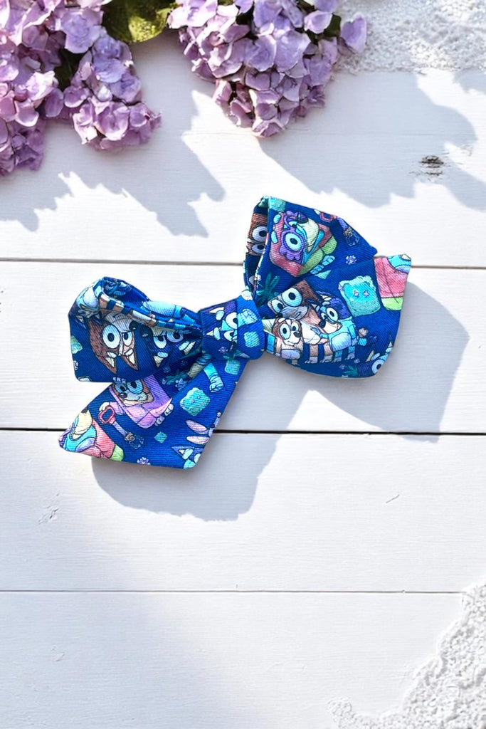 For Bianca | Pinwheel Bow Clip | Bluey
