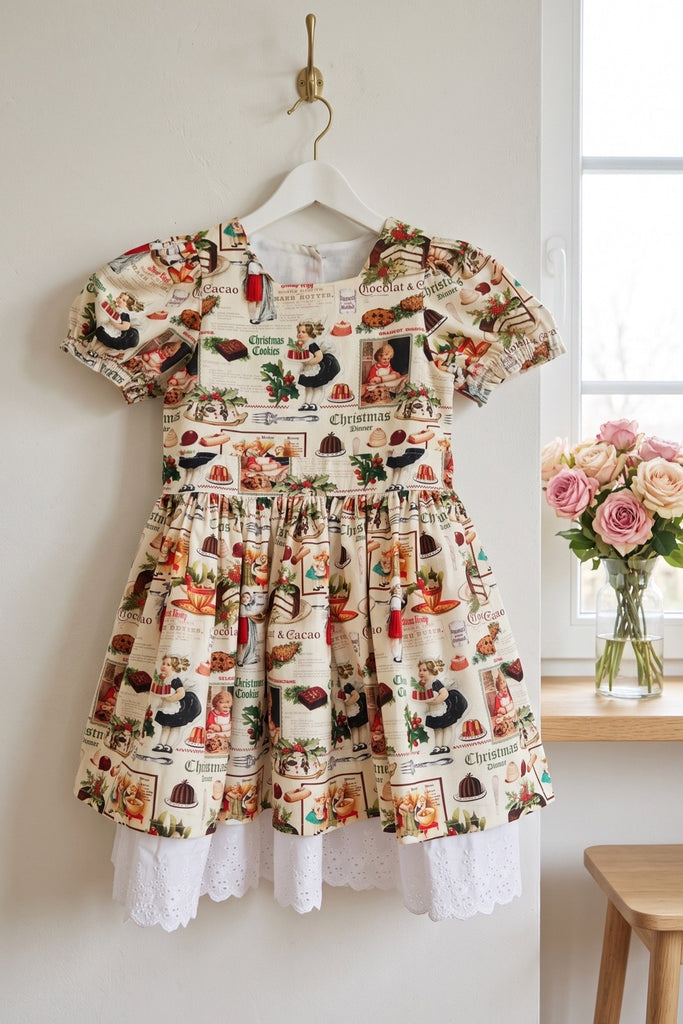 🎄Christmas 🎄
Anglaise Puff Sleeve Dress
‘Holiday Baking’
