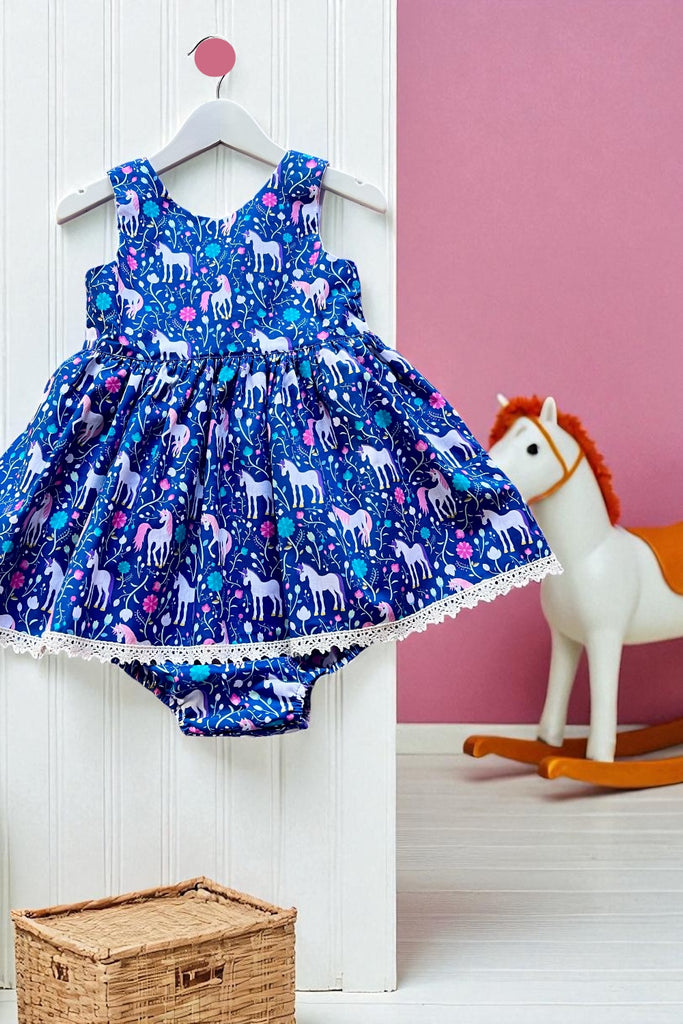 Romper Dress
‘Unicorn Meadow’
1x Sz 3