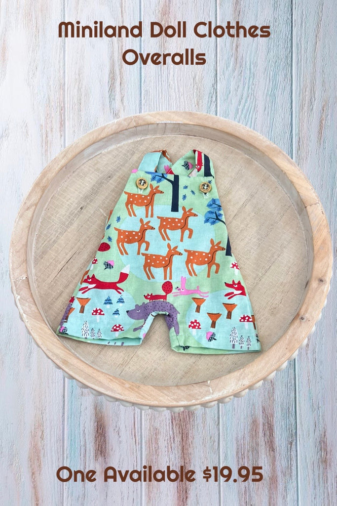 For Bess | Miniland Doll Overalls
