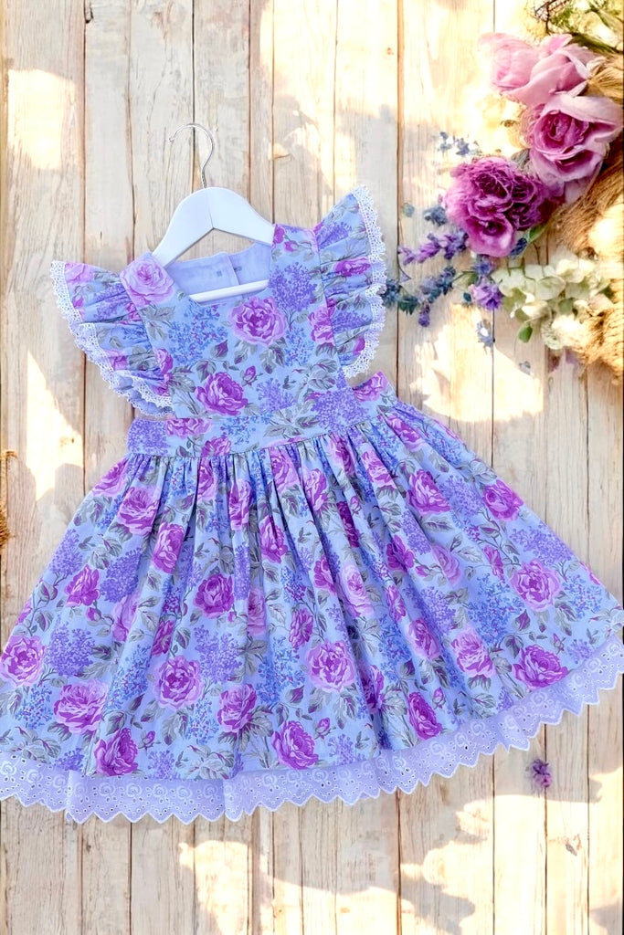 For Tracey | Charlotte Emma Dress | Lilac Rose Blooms ~ Sz 10