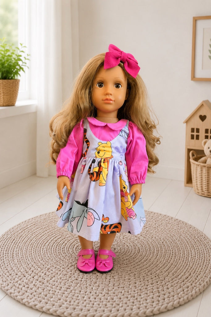 For Donna | Winnie Bayview Dress + Free Shoes & Bow Clip For Our Gen Dolls