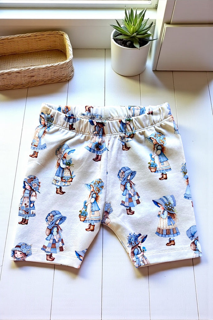 For Yvonne ~ Sz 6 | Bike Shorts
Holly Hobbie 
By Deadly Nightshade Designs
OOP, Collectible