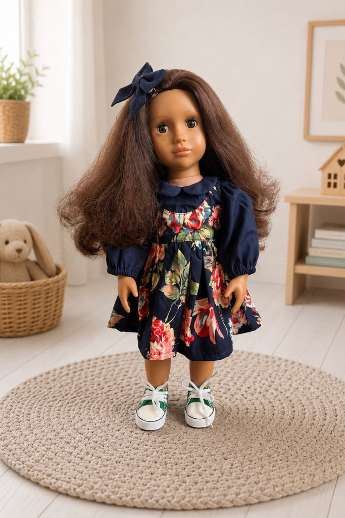 For Nicole Ford | Dolly Dara Bayview Dress + Free Shoes & Hair Clip
For Our Gen Dolls