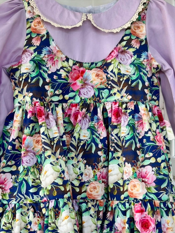 Bayview Dress ‘Moonlight Garden Whispers’ | OOAK ~ Sz 1