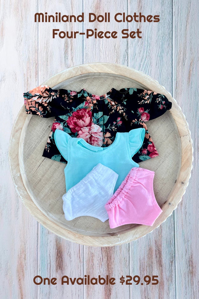 For Vanessa | Miniland Doll Clothes | Four-Piece Set