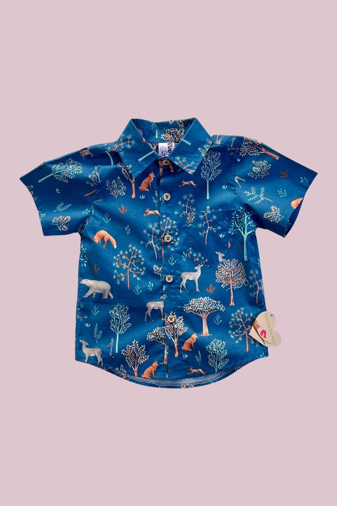 For Yvonne | Button Shirt ~ Sz 2 | Woodland Dreams