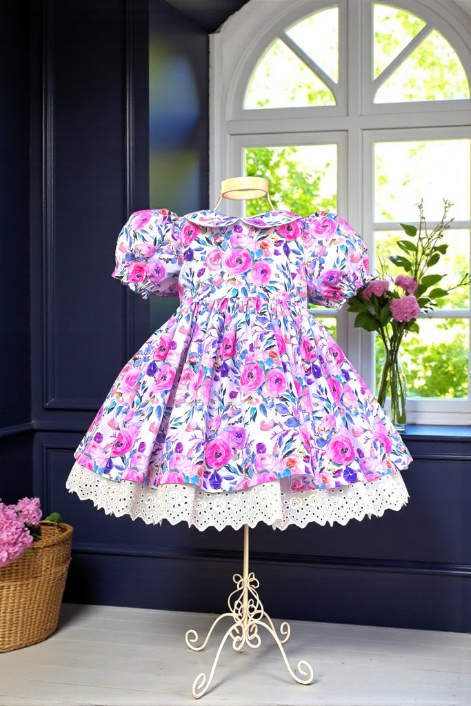 Rose Bay Anglaise Dress
‘Duchess Floralia’
OOAK ~ Sz 4