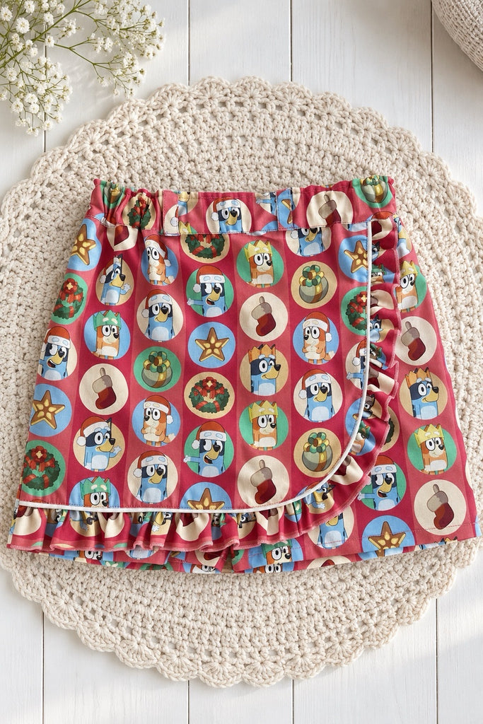 🎄Christmas🎄
Ruffle Skort
Bluey’s Christmas Baubles
Sz 8 & 10