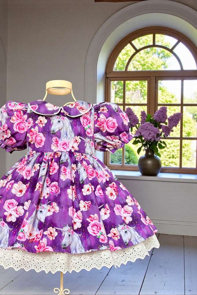 Rose Bay Anglaise 
‘The Unicorn’s Rose Garden’
OOAK ~ Sz 4