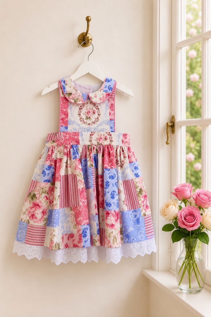 Monaco Dress | ‘Ellie Ann' by Eleanor Burns for Benartex | OOP, Collectible | OOAK ~ Sz 4